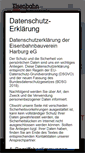 Mobile Screenshot of ebv-harburg.de